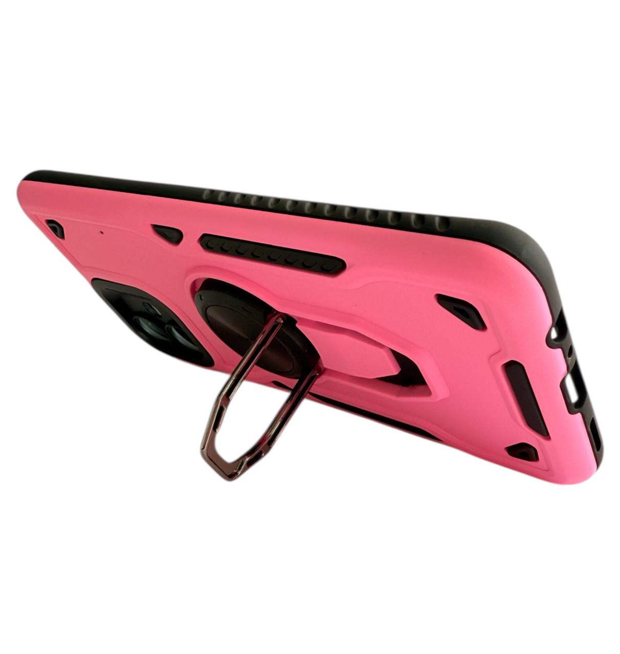 CARCASA PARA SAMSUNG A06 5G ANTI GOLPES ANILLO ROSADO - 3