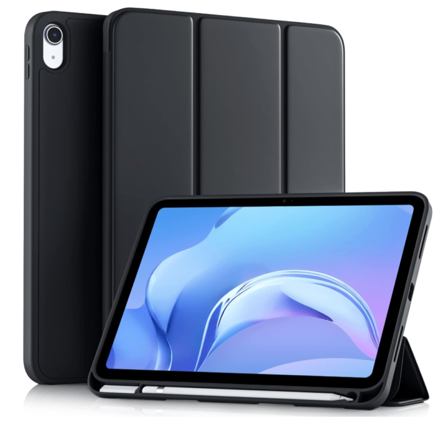 CARCASA SMART COVER PARA IPAD A16 11TH 2025 NEGRO + MICA - 2