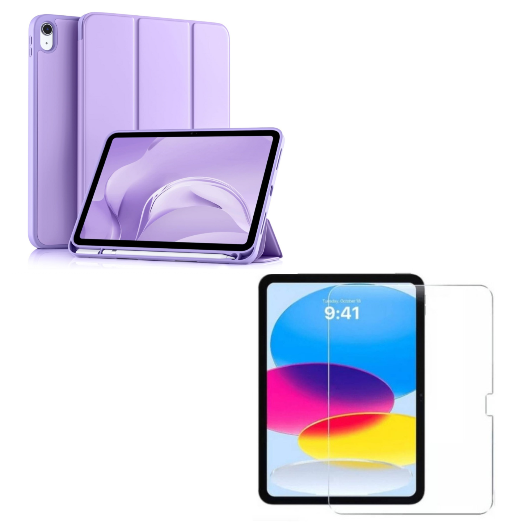 CARCASA SMART COVER PARA IPAD A16 11TH 2025 LILA + MICA - 1