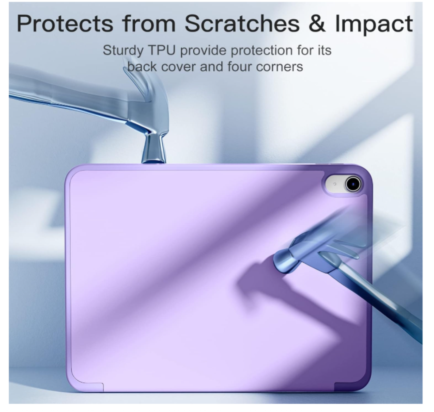 CARCASA SMART COVER PARA IPAD A16 11TH 2025 LILA + MICA - 4
