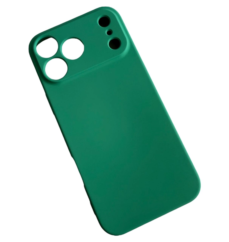 CARCASA FUNDA PARA IPHONE 17 PRO MAX SILICONA TURQUESA - 1