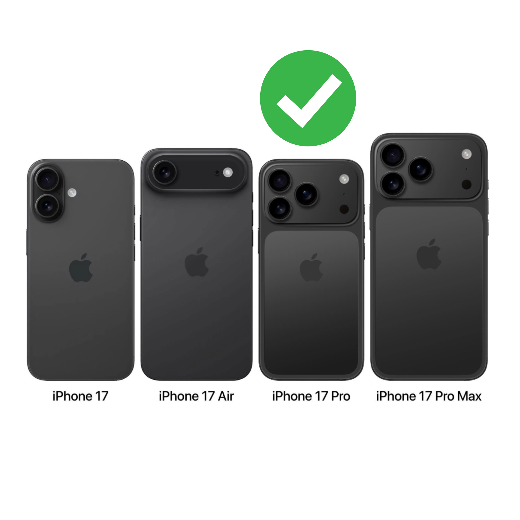 CARCASA FUNDA PARA IPHONE 17 PRO SILICONA ROJO - 6