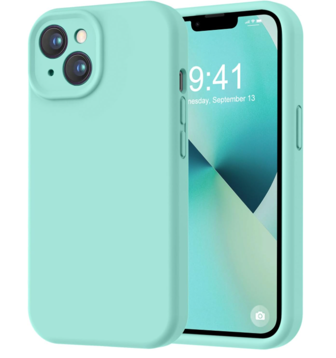 GENÉRICO CARCASA FUNDA PARA IPHONE 17 SILICONA TURQUESA