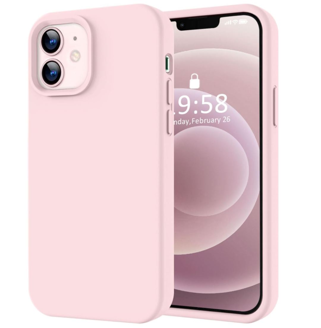 CARCASA FUNDA PARA IPHONE 17 SILICONA ROSADO - 1