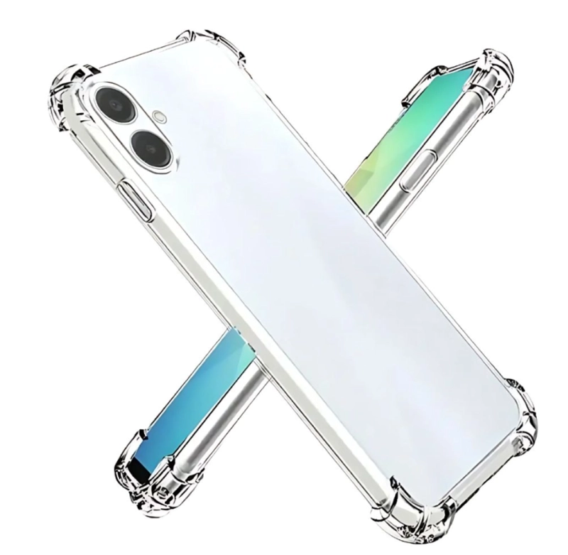 GENÉRICO CARCASA PARA SAMSUNG A06 5G TRANSPARENTE REFORZADA