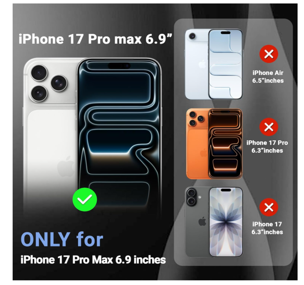 CARCASA PARA IPHONE 17 PRO TRANSPARENTE MAGSAFE - 7