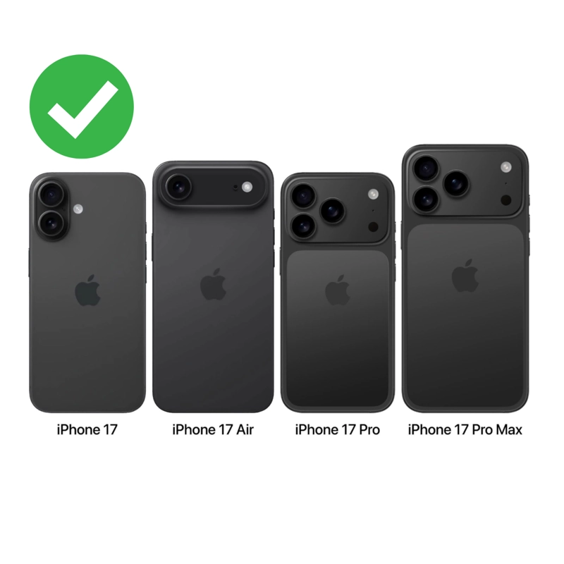 CARCASA PARA IPHONE 17 TRANSPARENTE REFORZADA - 3