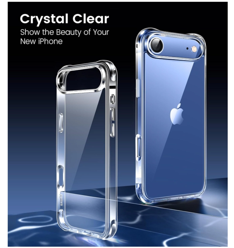 CARCASA PARA IPHONE 17 AIR TRANSPARENTE REFORZADA - 3
