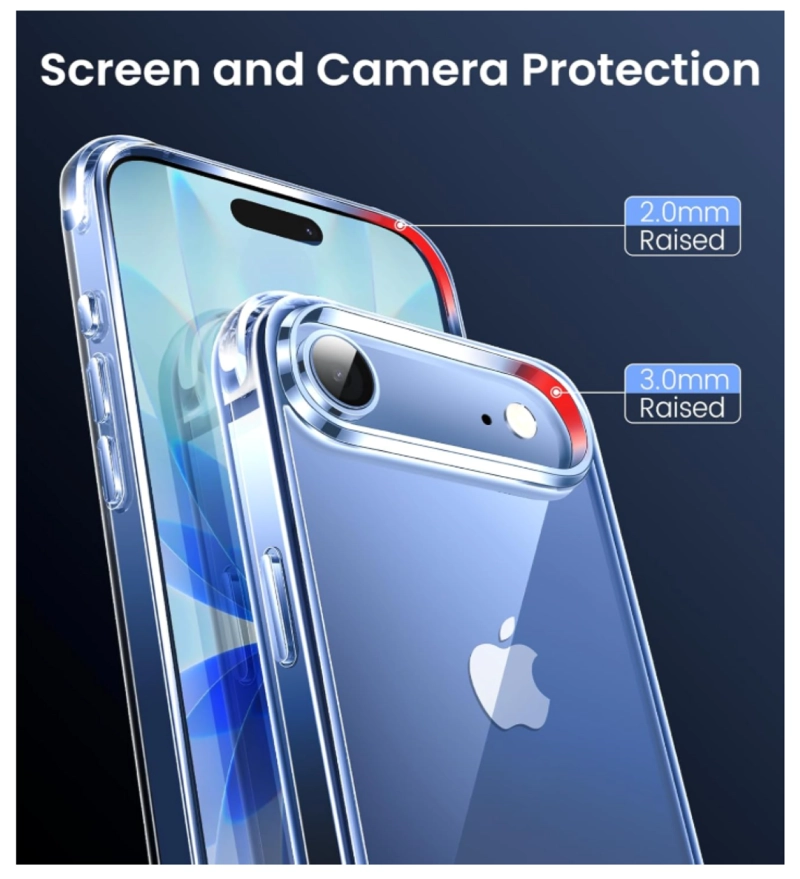 CARCASA PARA IPHONE 17 AIR TRANSPARENTE REFORZADA - 6