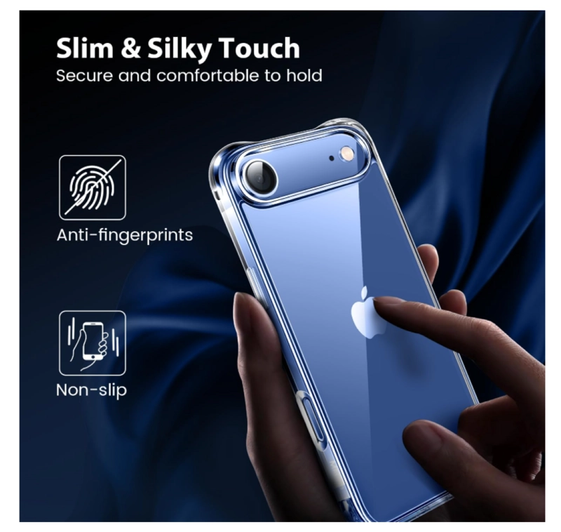 CARCASA PARA IPHONE 17 AIR TRANSPARENTE REFORZADA - 7
