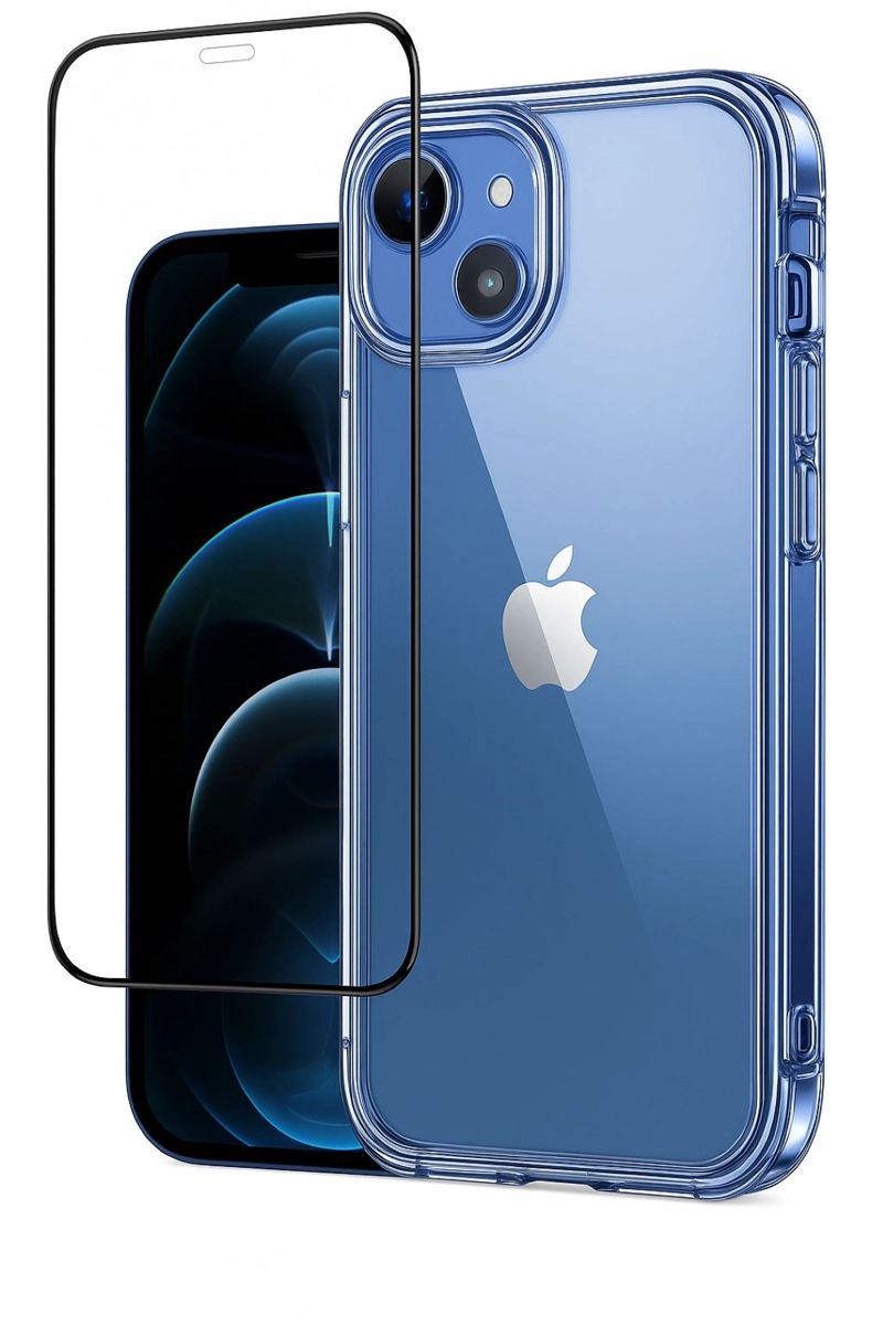 GENÉRICO CARCASA PARA IPHONE 17 PRO MAX TRANSPARENTE REFORZADA + MICA