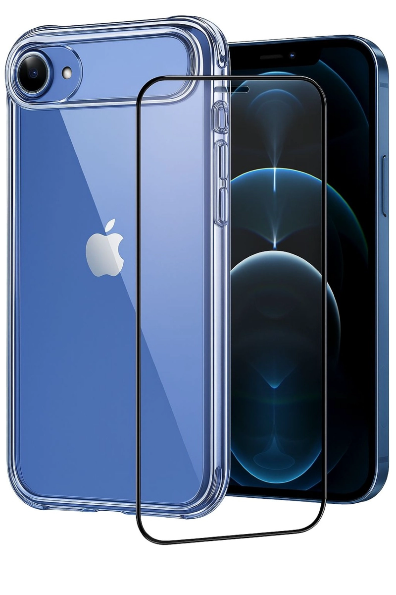 GENÉRICO CARCASA PARA IPHONE 17 AIR TRANSPARENTE REFORZADA + MICA