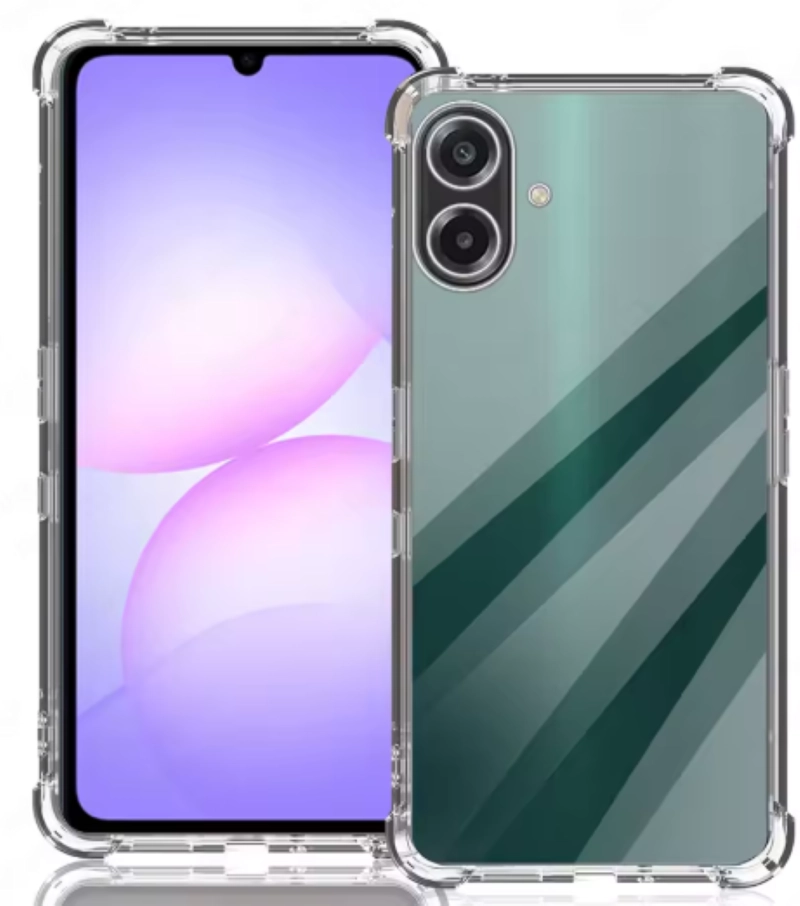 CARCASA PARA SAMSUNG A07 TRANSPARENTE REFORZADA - 1