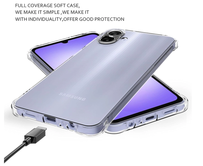 CARCASA PARA SAMSUNG A07 TRANSPARENTE REFORZADA - 4