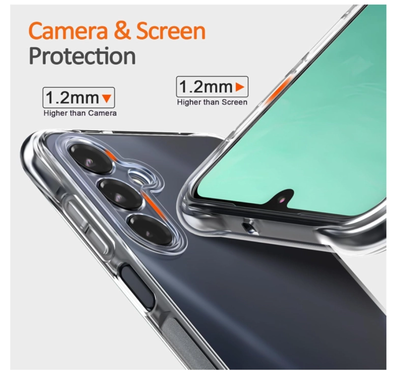 CARCASA PARA SAMSUNG A17 5G TRANSPARENTE REFORZADA - 2