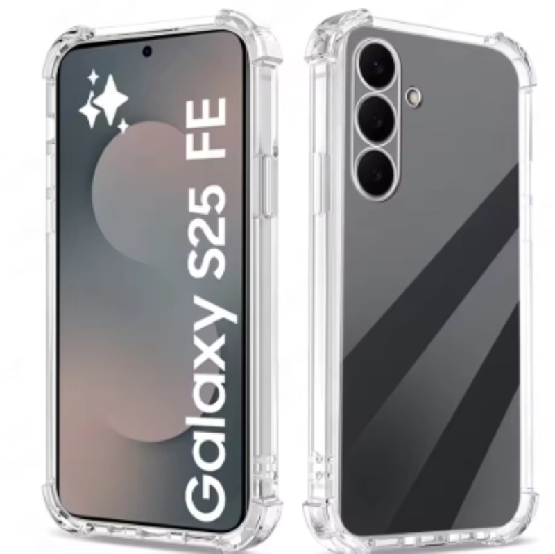 GENÉRICO CARCASA PARA SAMSUNG S25 FE TRANSPARENTE REFORZADA