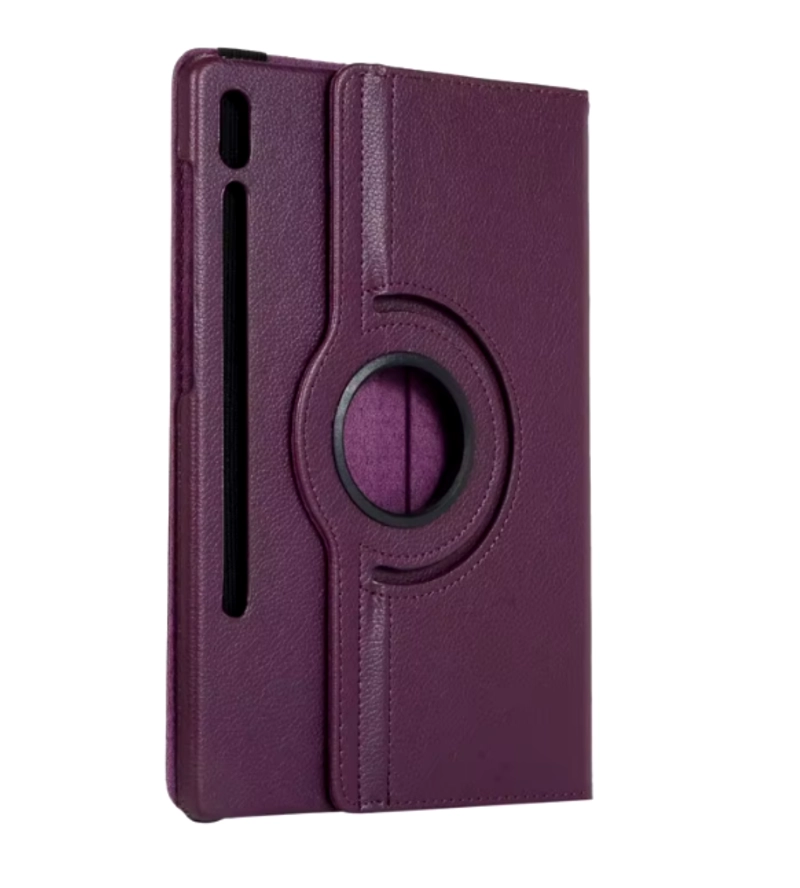CARCASA FUNDA GIRATORIA PARA TABLET SAMSUNG S10 LITE 2025 MORADO - 2