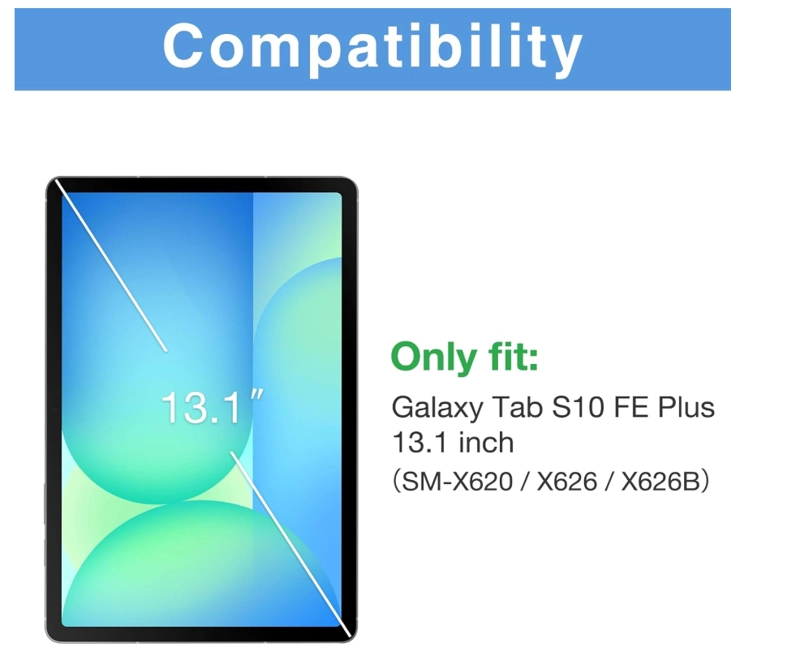 MICA LAMINA DE VIDRIO TEMPLADO PARA SAMSUNG TAB S10 FE+ - 4