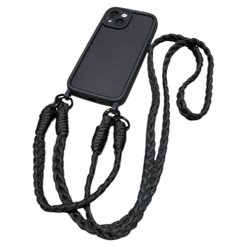 GENÉRICO CARCASA PARA IPHONE 17 PRO COLGANTE 2 CORDONES