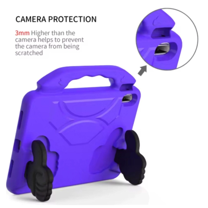 CARCASA NIÑOS ANTIGOLPES PARA TABLET SAMSUNG S10 FE 10.9 MORADO - 3