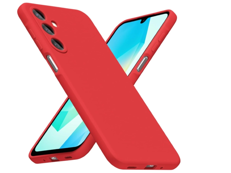 CARCASA FUNDA PARA SAMSUNG A17 5G SILICONA ROJO - 1
