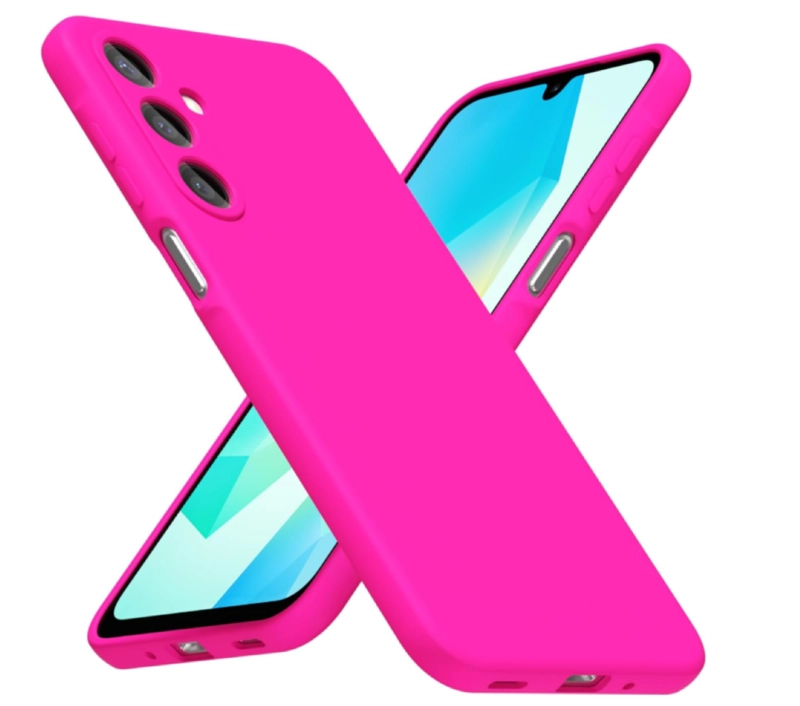 CARCASA FUNDA PARA SAMSUNG A17 5G SILICONA FUCSIA - 1