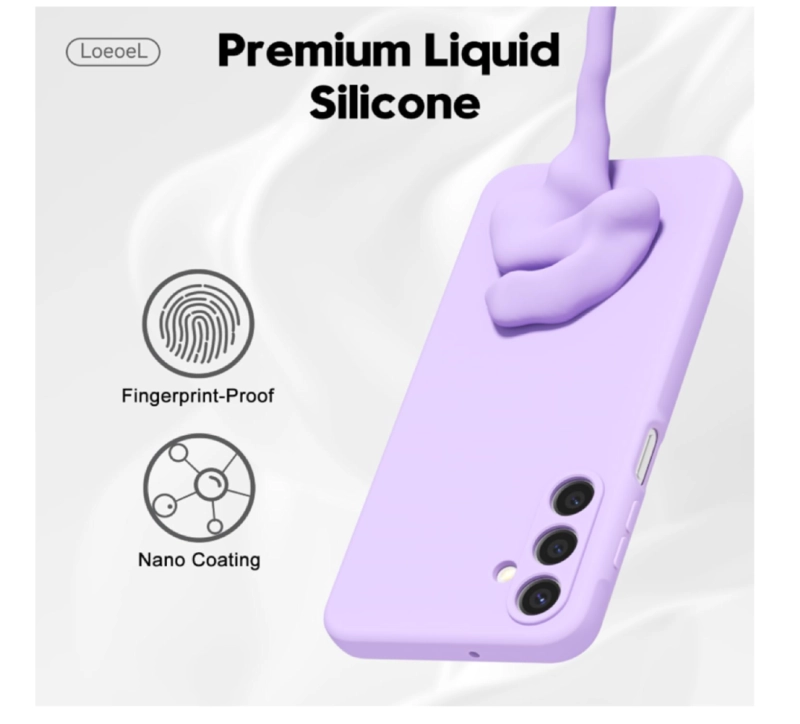 CARCASA FUNDA PARA SAMSUNG A17 5G SILICONA VIOLETA - 2