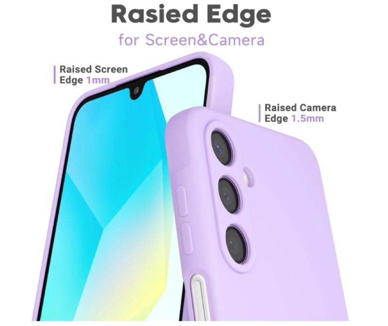 CARCASA FUNDA PARA SAMSUNG A17 5G SILICONA VIOLETA - 3