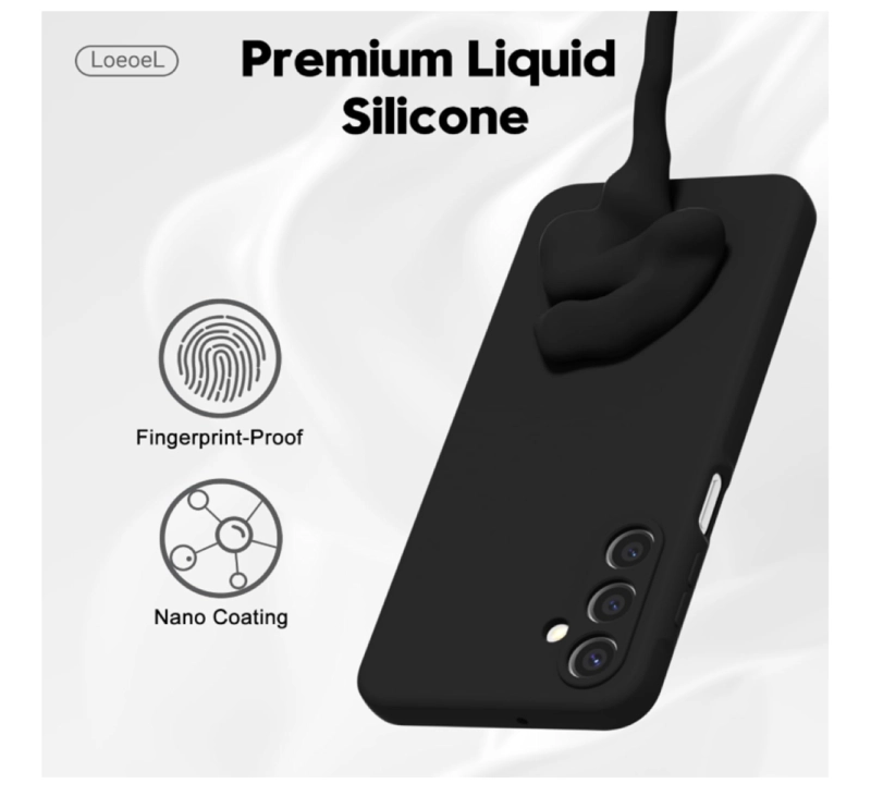 CARCASA FUNDA PARA SAMSUNG A26 5G SILICONA NEGRO - 2