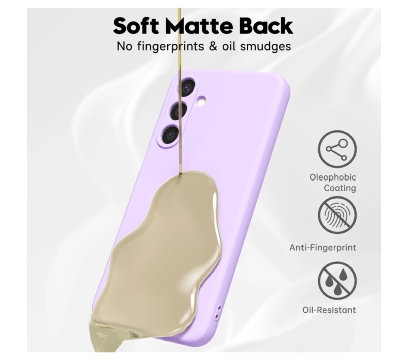 CARCASA FUNDA PARA SAMSUNG A26 5G SILICONA VIOLETA - 5