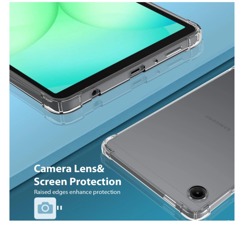 CARCASA TRANSPARENTE REFORZADA PARA TABLET SAMSUNG A11 PLUS - 5