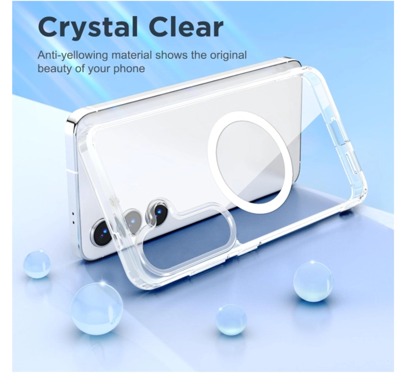 CARCASA PARA SAMSUNG S25 PLUS TRANSPARENTE MAGSAFE - 4