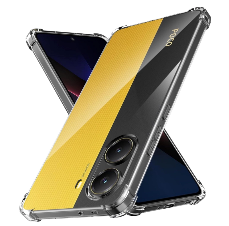 CARCASA PARA XIAOMI POCO X7 PRO 5G TRANSPARENTE REFORZADA - 1