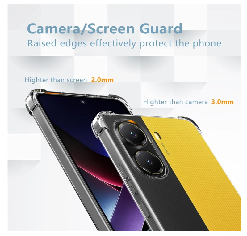 CARCASA PARA XIAOMI POCO X7 PRO 5G TRANSPARENTE REFORZADA - 2