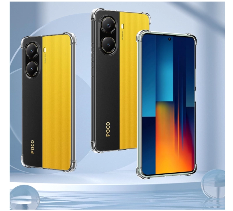 CARCASA PARA XIAOMI POCO X7 PRO 5G TRANSPARENTE REFORZADA - 5