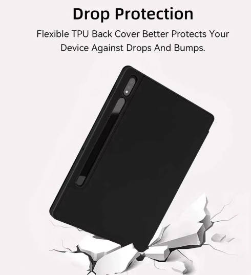 FUNDA CON RANURA SMARTCOVER PARA TABLET SAMSUNG A11+ NEGRO - 6