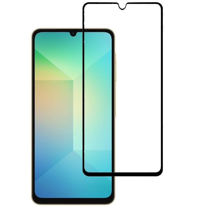 MICA LAMINA VIDRIO TEMPLADO COMPLETA PARA SAMSUNG A06 4G 5G - 1