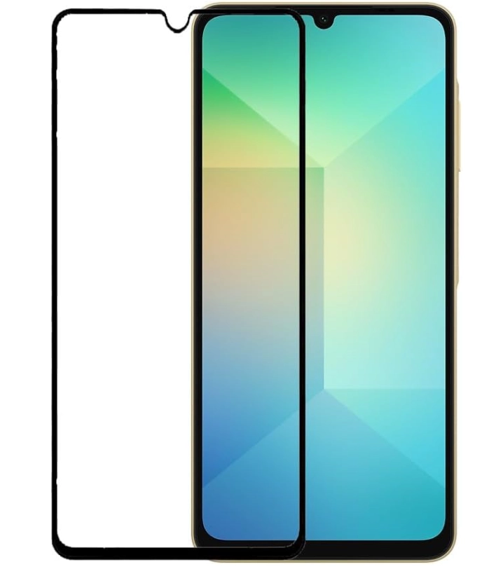 MICA LAMINA VIDRIO TEMPLADO COMPLETA PARA SAMSUNG A06 4G 5G - 4