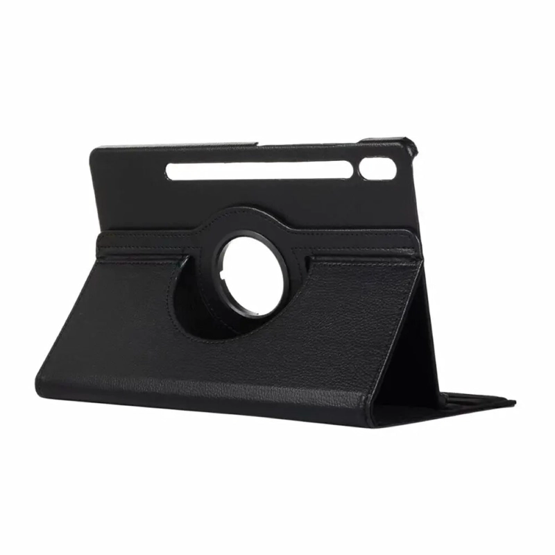 CARCASA FUNDA GIRATORIA PARA TABLET SAMSUNG S10 FE 10.9 NEGRO + VIDRIO - 3