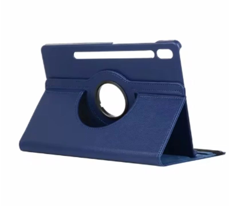 CARCASA FUNDA GIRATORIA PARA TABLET SAMSUNG S10 LITE AZUL + VIDRIO - 3