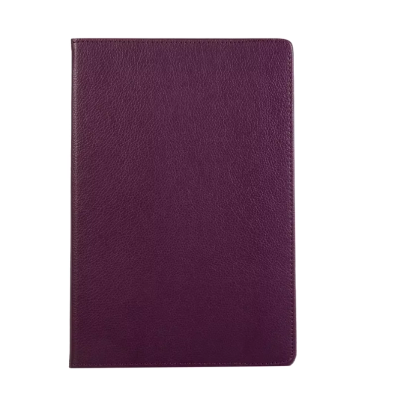 CARCASA FUNDA GIRATORIA PARA TABLET SAMSUNG S10 LITE MORADO + VIDRIO - 4