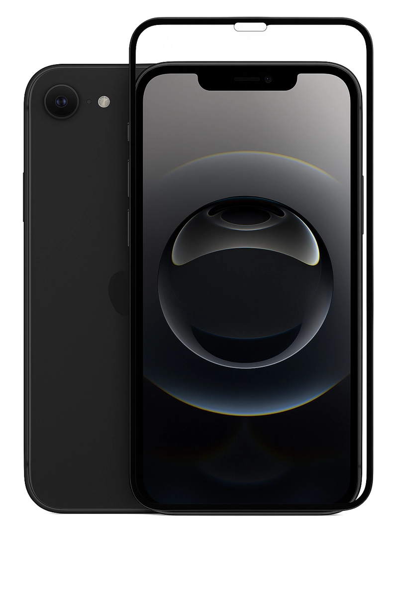 MICA LAMINA VIDRIO TEMPLADO COMPLETA PARA IPHONE 16E - 1