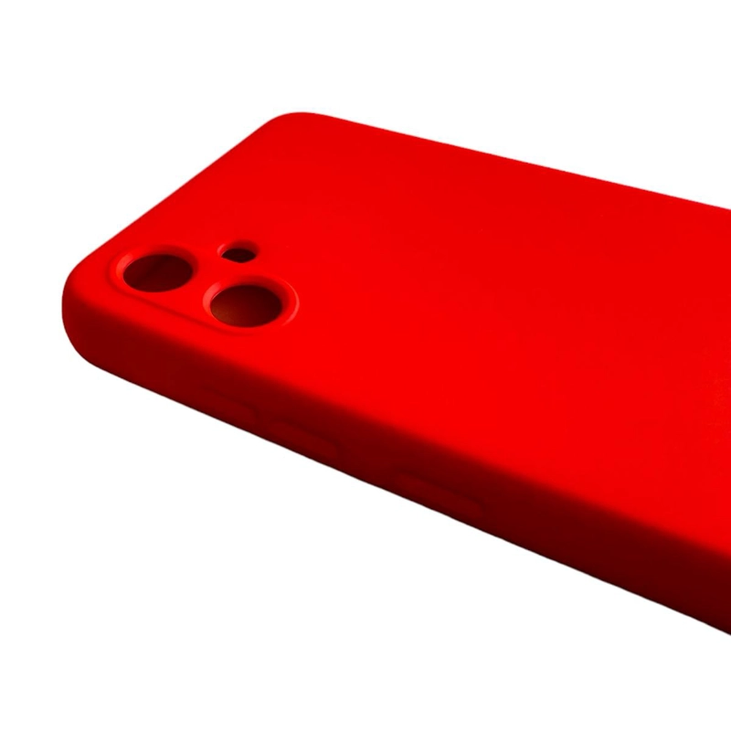 CARCASA FUNDA PARA SAMSUNG A06 5G SILICONA ROJO - 3
