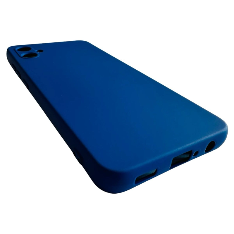 CARCASA FUNDA PARA SAMSUNG A06 5G SILICONA AZUL - 3