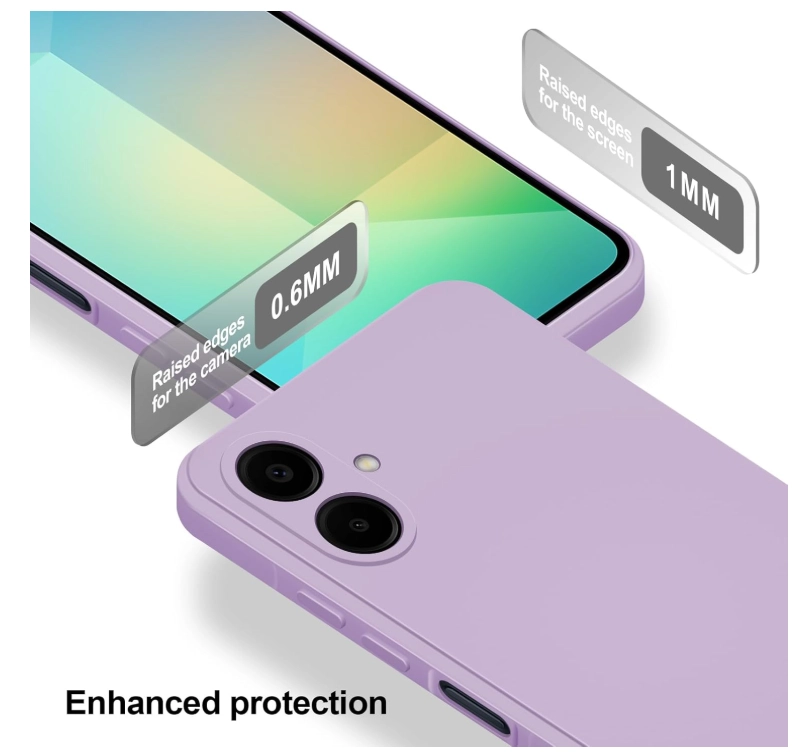 CARCASA FUNDA PARA SAMSUNG A07 SILICONA LILA - 5