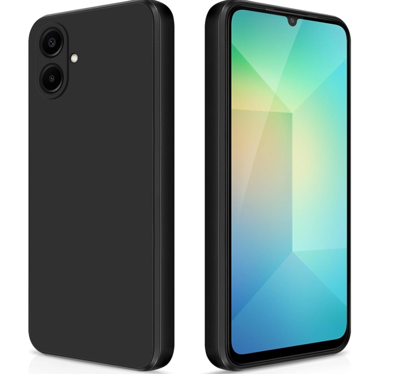GENÉRICO CARCASA FUNDA PARA SAMSUNG A07 SILICONA NEGRO
