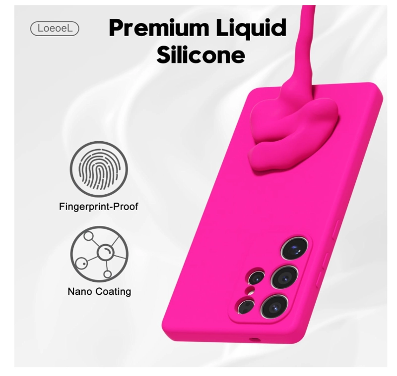 CARCASA FUNDA PARA SAMSUNG S26 ULTRA SILICONA FUCSIA - 2