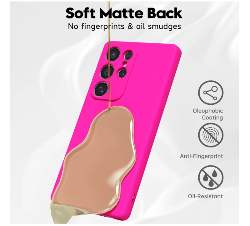 CARCASA FUNDA PARA SAMSUNG S26 ULTRA SILICONA FUCSIA - 5