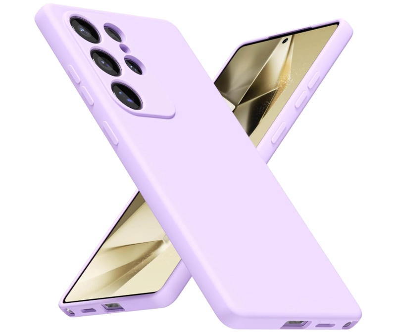 GENÉRICO CARCASA FUNDA PARA SAMSUNG S26 ULTRA SILICONA LILA