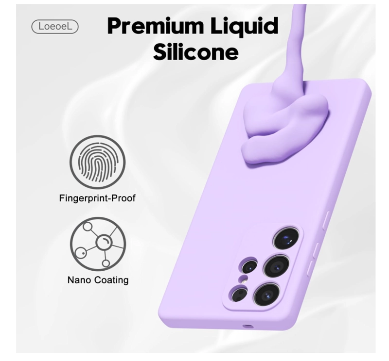 CARCASA FUNDA PARA SAMSUNG S26 ULTRA SILICONA LILA - 2